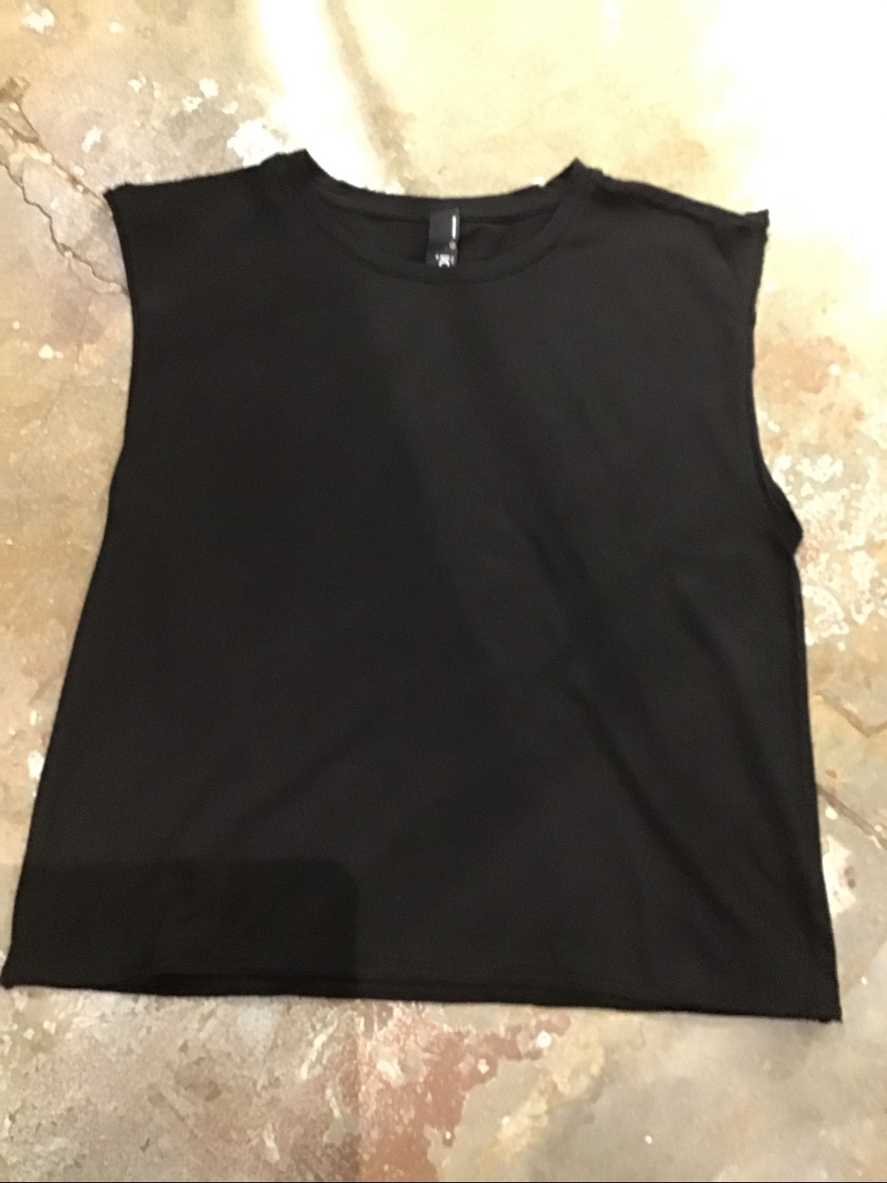Bobeau Black Sleeveless Crew Tank
